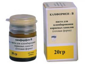 Камфорфен-В паста (20г) -Омега-